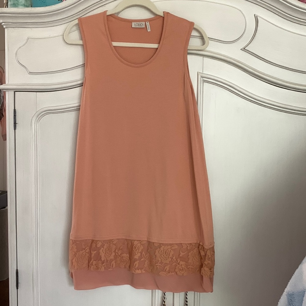 LOGO sleeveless tunic
